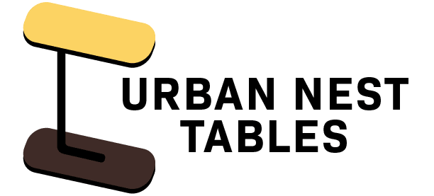 Urban Nest Tables Logo Full outline vertical
